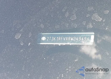 2024 Toyota Rav4 Le из США, поврежденный, VIN 2T3K1RFVXRW349494